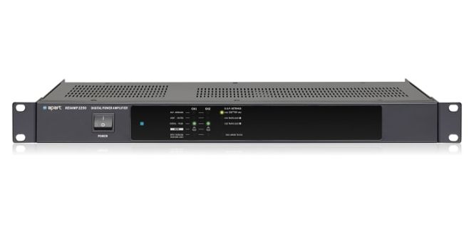 Hovedbilde Forsterker 2x250W@4Ohm, eller 1x500W@8Ohm, vifteløs, 1U,19