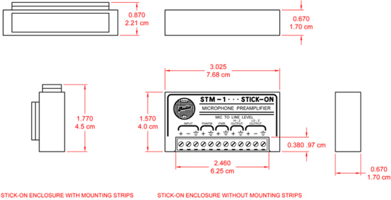 RDL Forforsterker Mikrofon 50dB