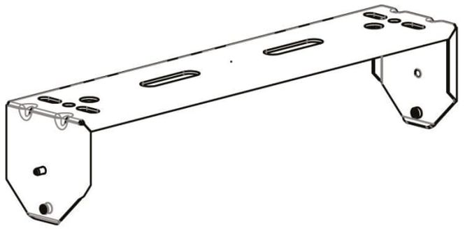 Hovedbilde Wall mount bracket, ELX200 2-way models, Hvit