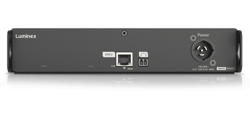 Luminode 12 RJ45 ethernet til 12 x DMX på RJ45